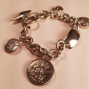 Sterling silver golf bracelet